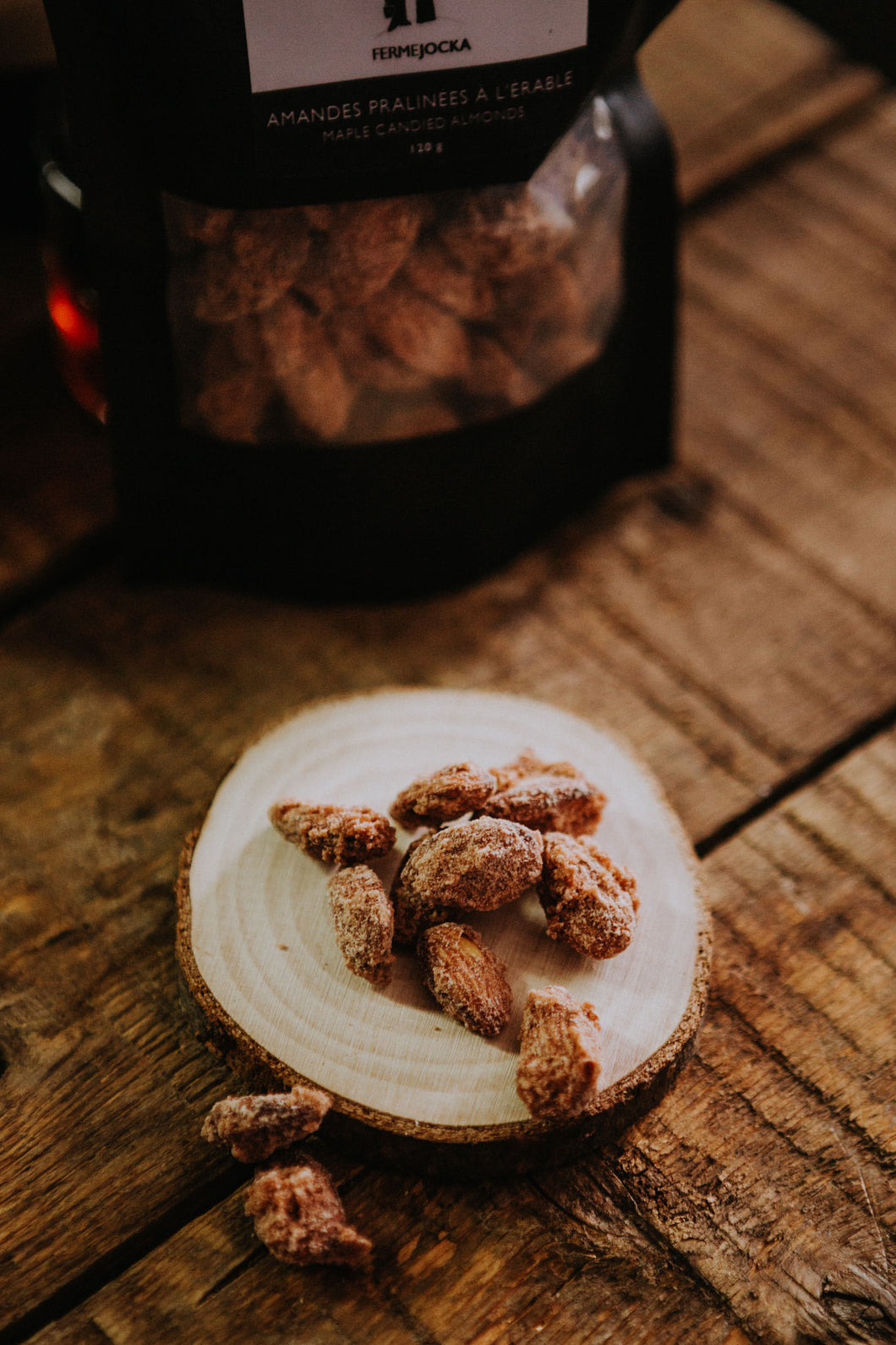 Amandes pralinées à l'érable